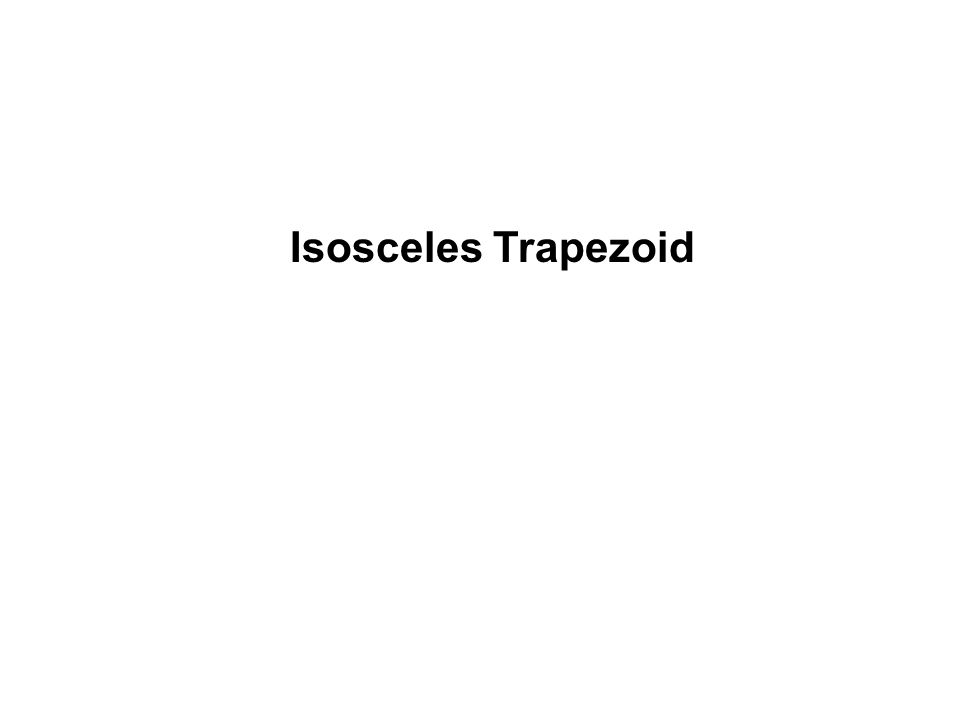 Isosceles Trapezoid