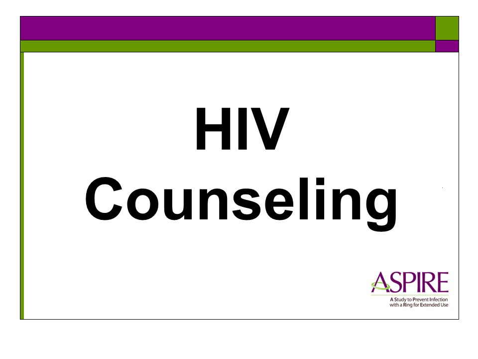 HIV Counseling
