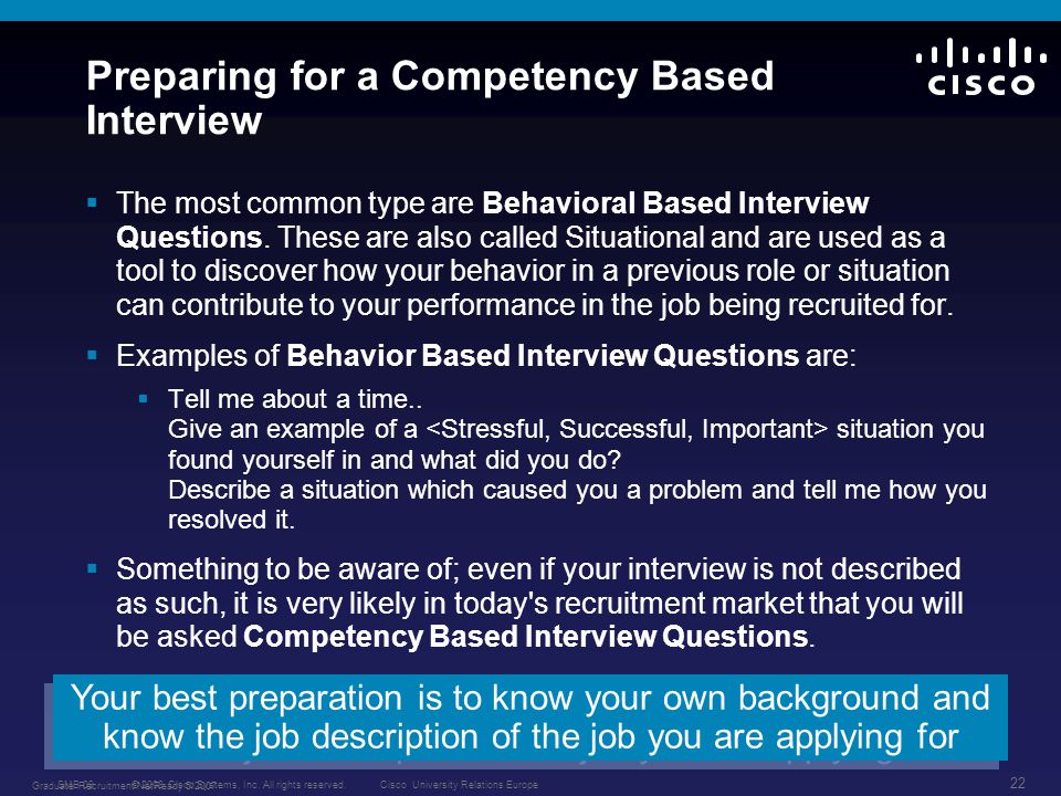 situation based interview