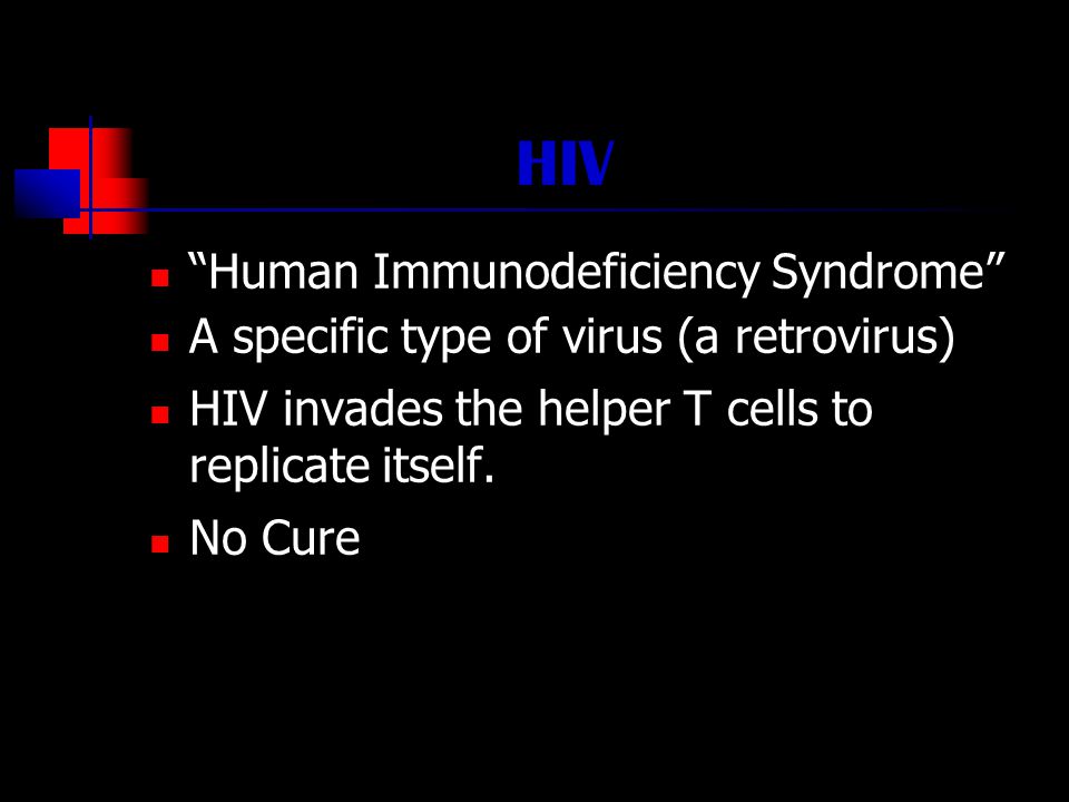 Is HIV and AIDS the same thing