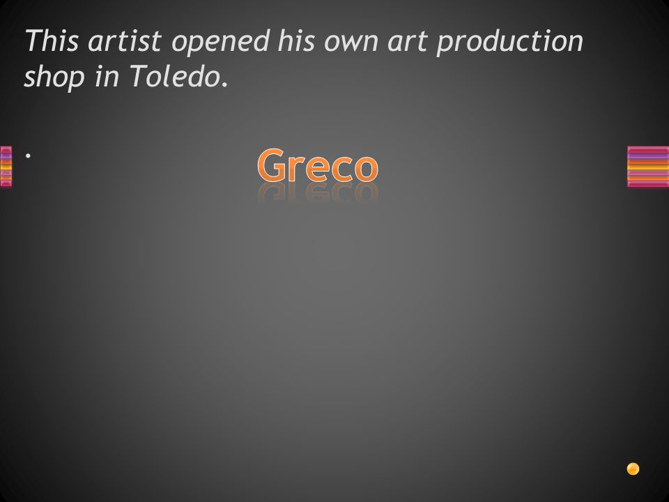 This artist opened his own art production shop in Toledo..