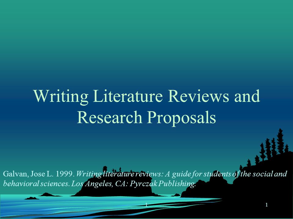 Academic research proposal writing guide