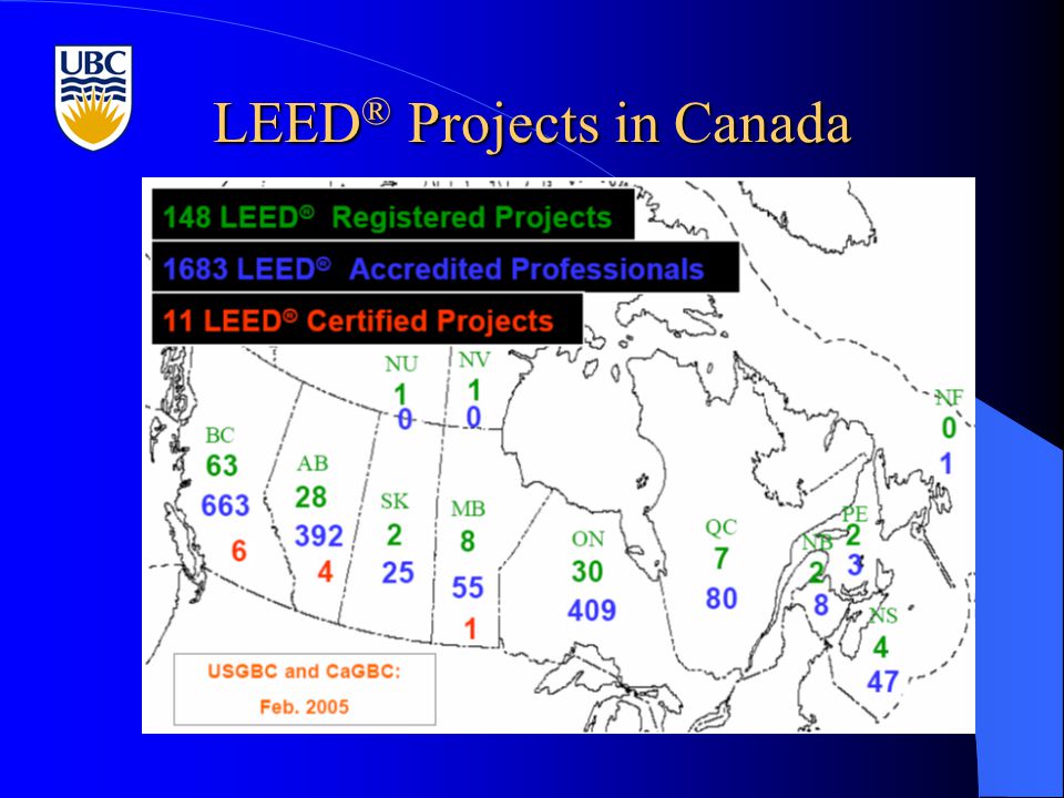 LEED ® Projects in Canada