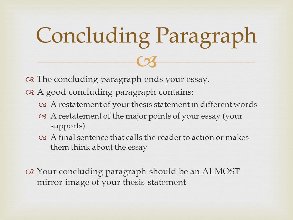Conclusion In Thesis