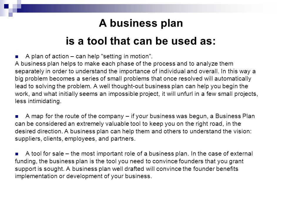 Help Making A Business Plan