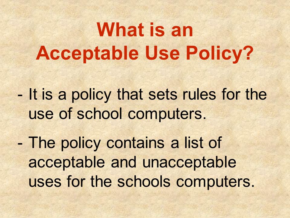 Image result for acceptable technology use policy