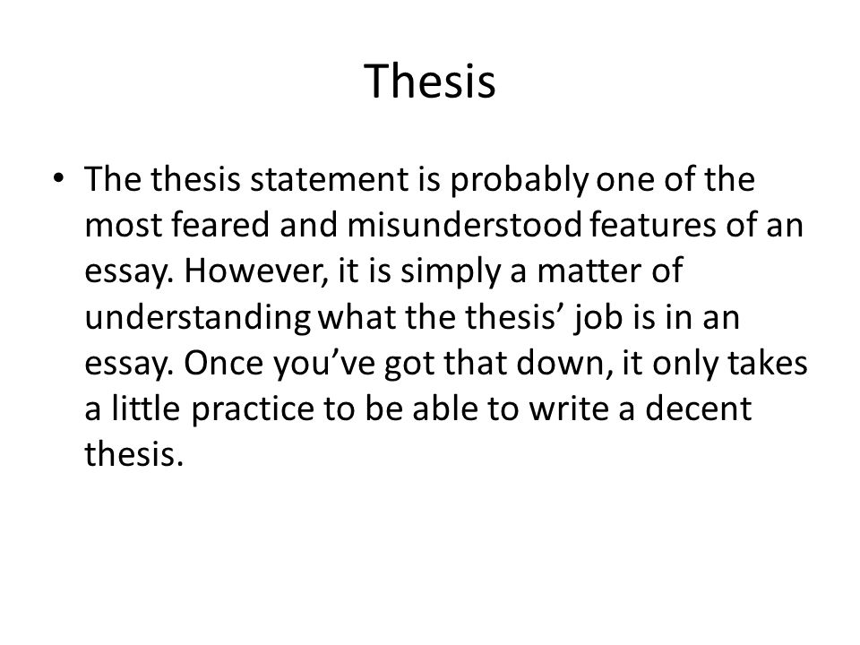 What are the features of a good essay