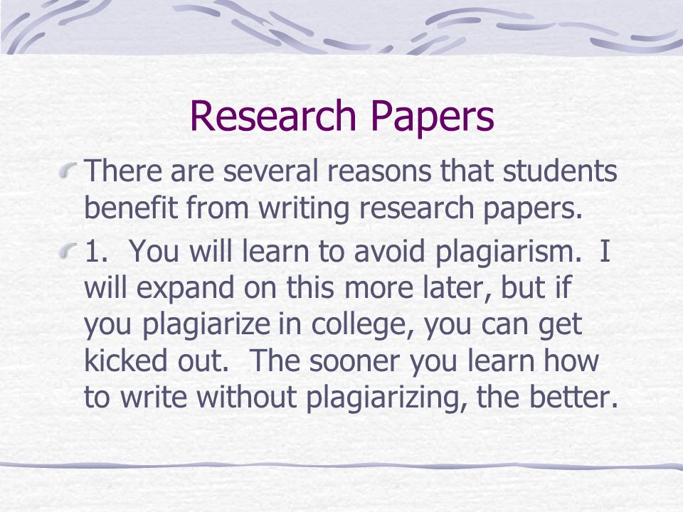 People who will write research papers for you