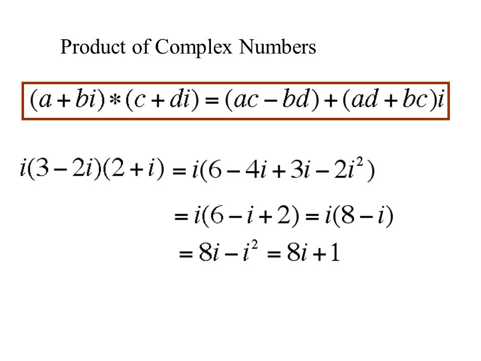 Product of Complex Numbers