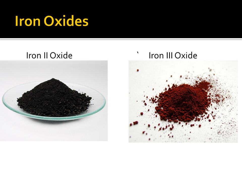 Iron II Oxide`Iron III Oxide