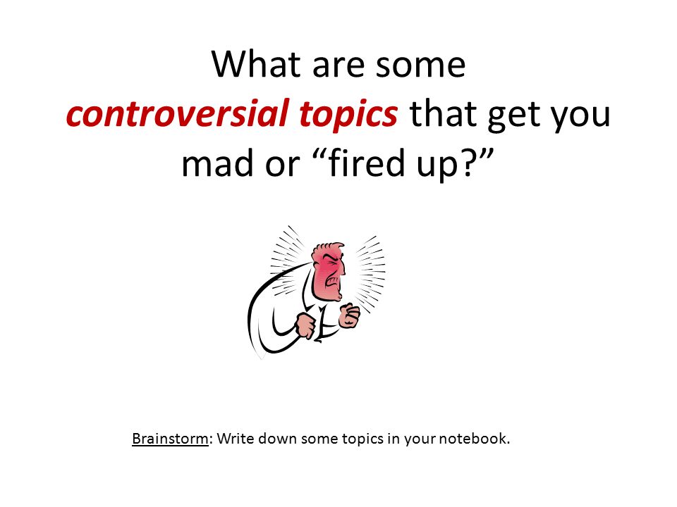 Topics To Write A Argumentative Essay On