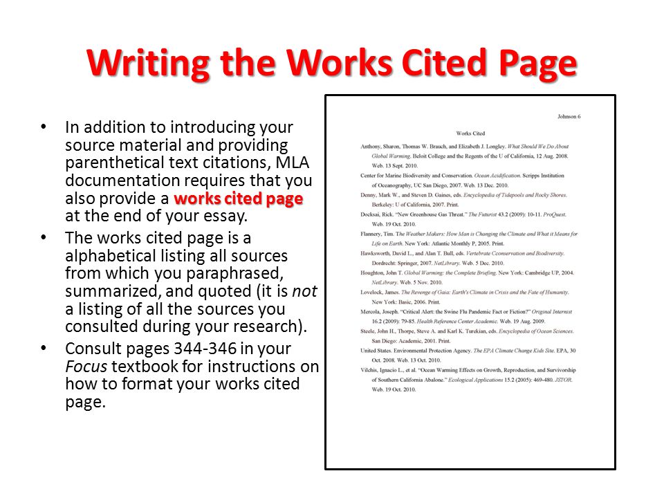 Citation In Essay