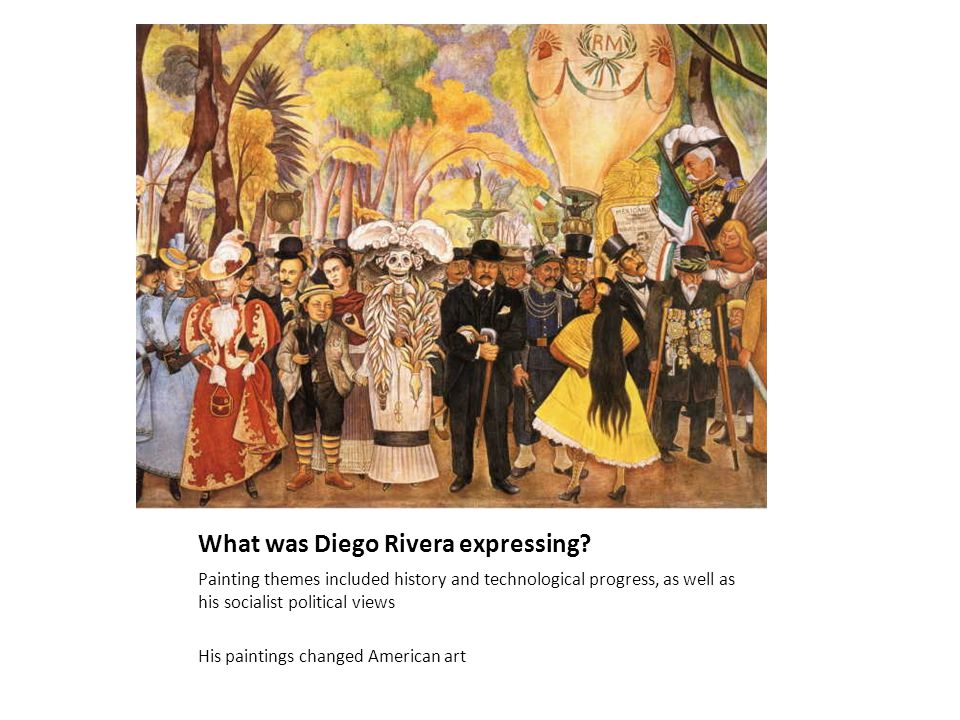 What was Diego Rivera expressing.