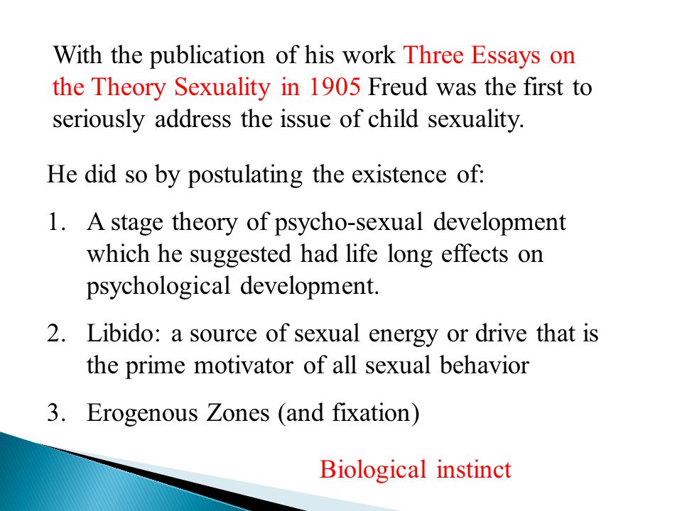 3 essays on the theory of sexuality freud 3 essays on the theory of sexuality freud