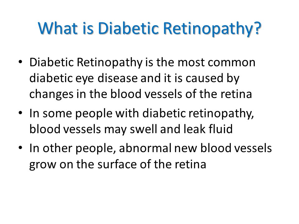 What is Diabetic Retinopathy.