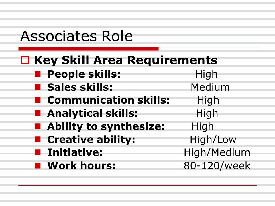 high analytical skills
