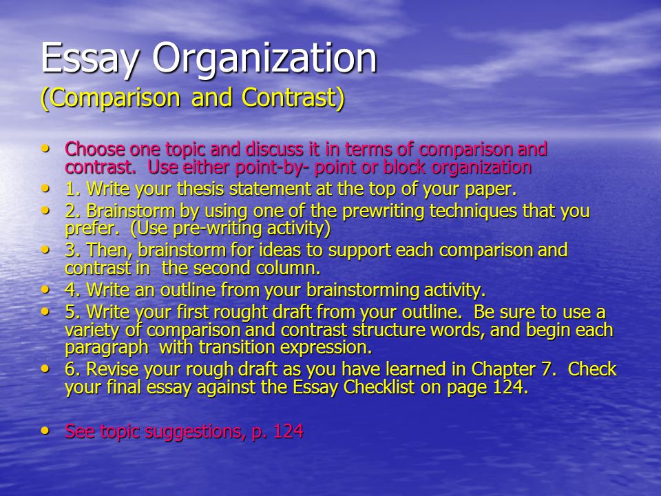 organizing comparison essays organizing comparison essays