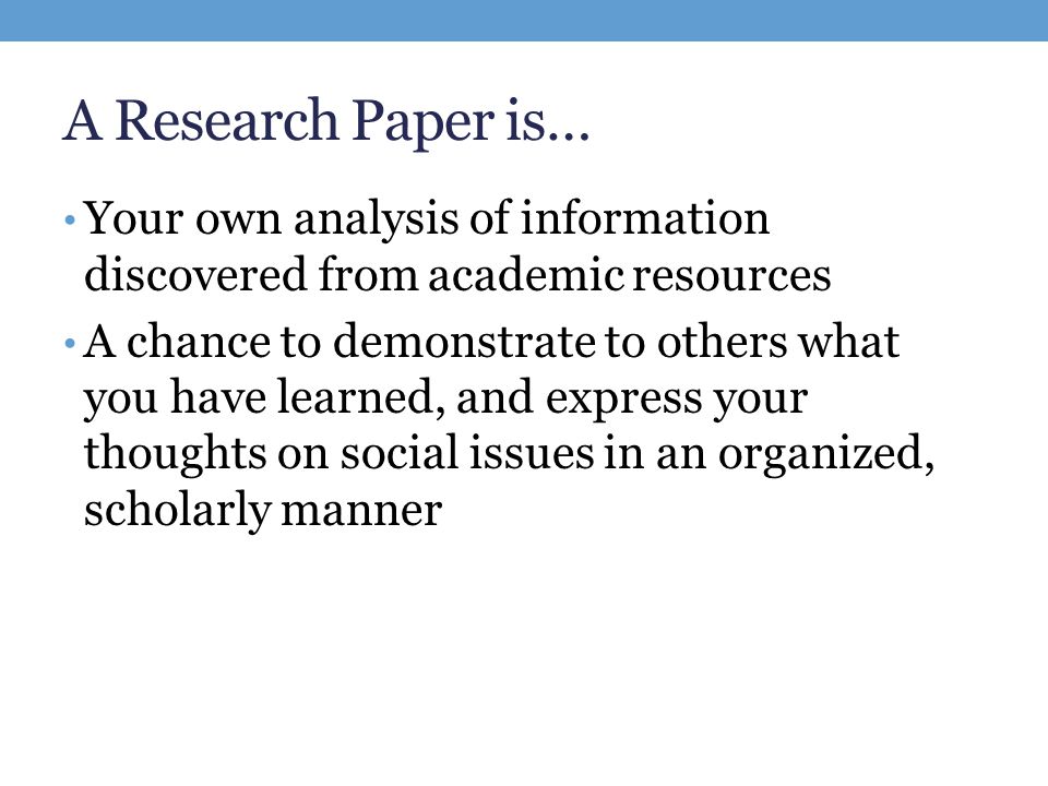 Essay Research