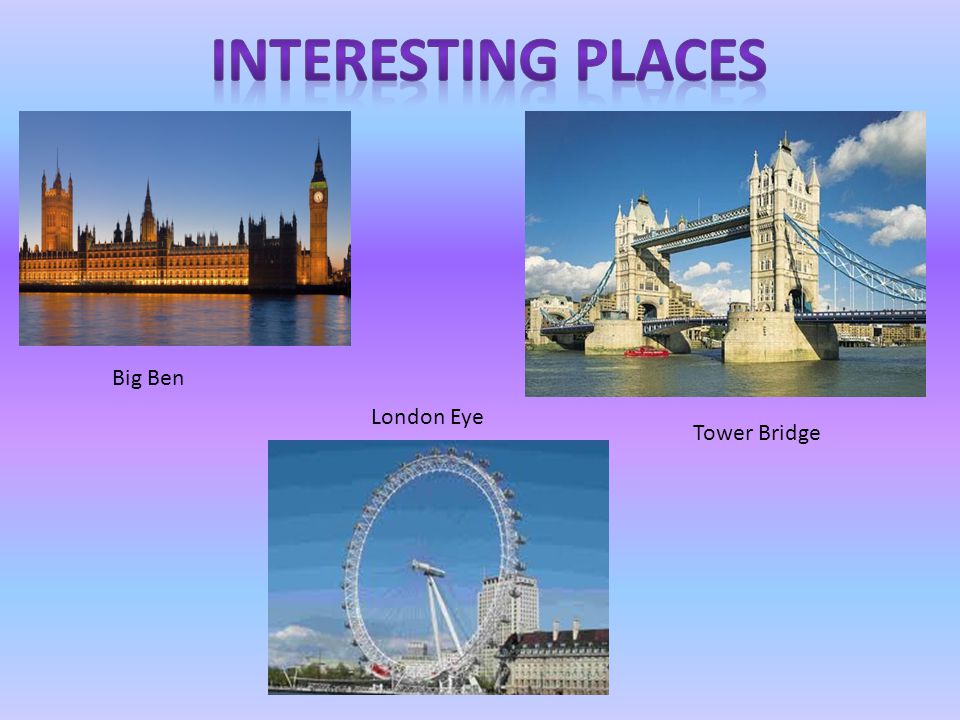 London Eye Tower Bridge Big Ben