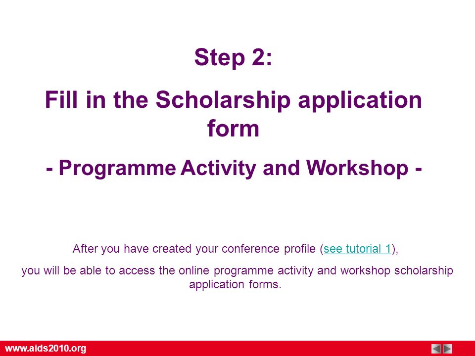 scholarship aplication form