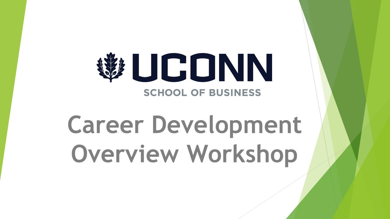 Career Development Overview Workshop