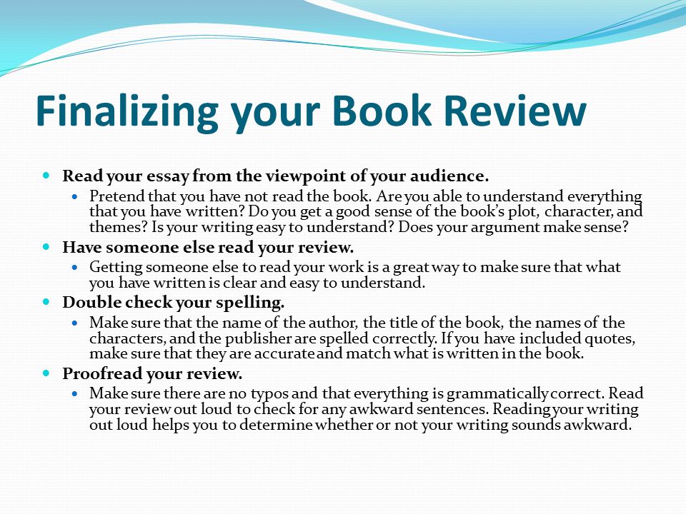 How To Write A Movie Review Essay