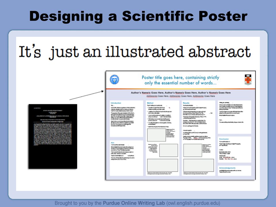 scientific research posters