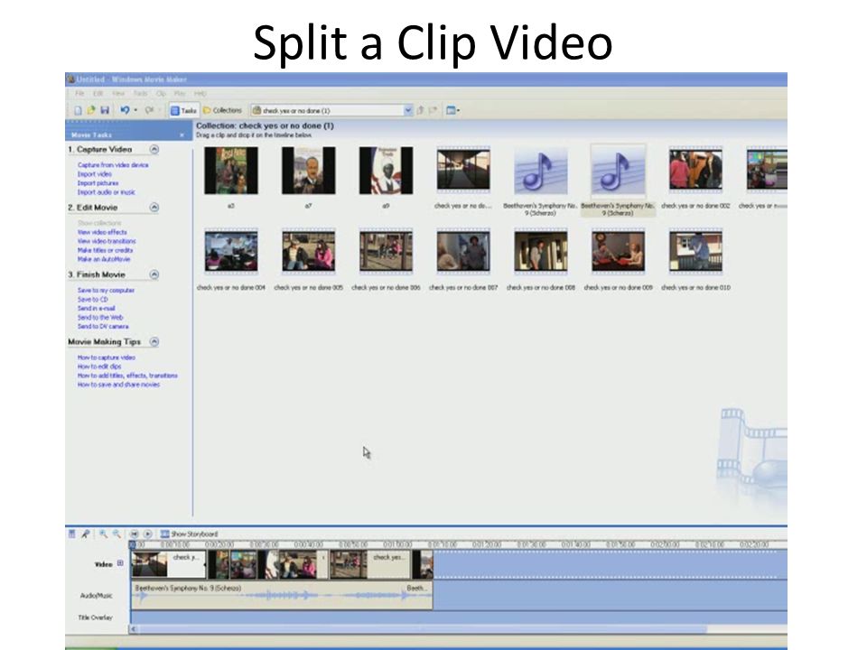 Split a Clip Video