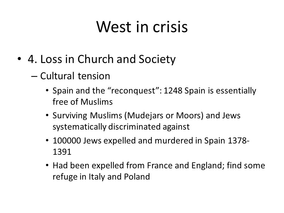 West in crisis 4.