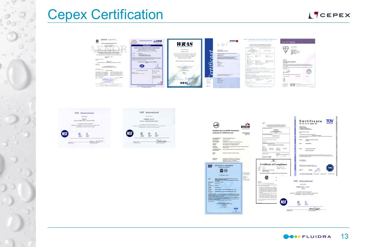 13 Cepex Certification