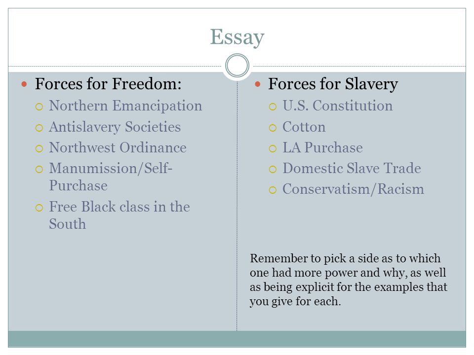 slavery caused racism essay Chicken or egg slavery or racism by glennw on july 16 did the institution of slavery cause racism or did european racism create american slavery. slavery caused racism essay Chicken or egg slavery or racism by glennw on july 16 did the institution of slavery cause racism or did european racism create american slavery.