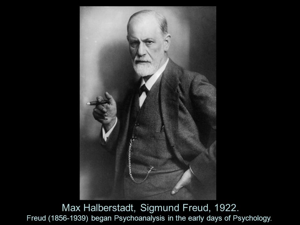 Max Halberstadt, Sigmund Freud, 1922.