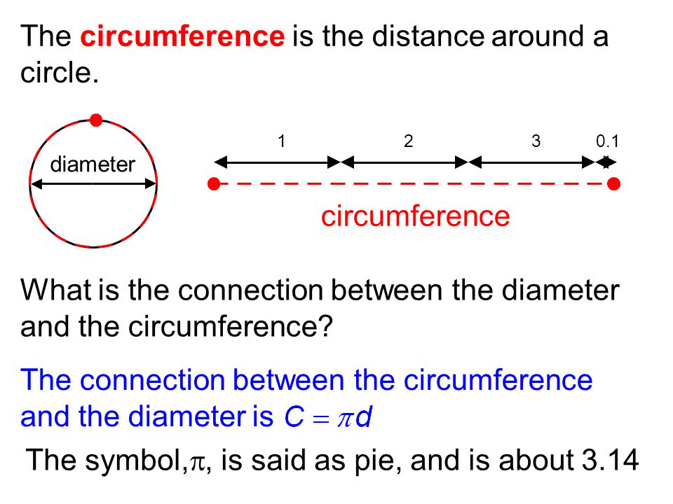 How would you find the diameter of a circle if you were only given the circumference.