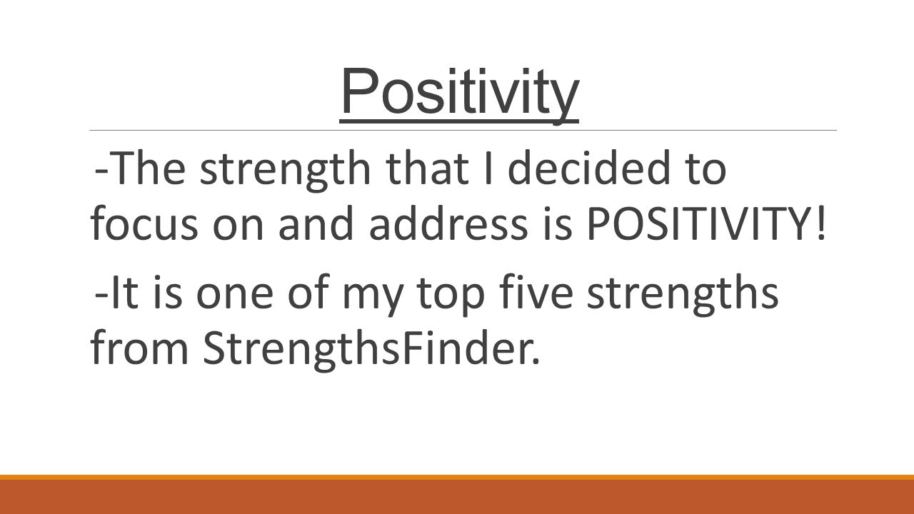 individual strengths