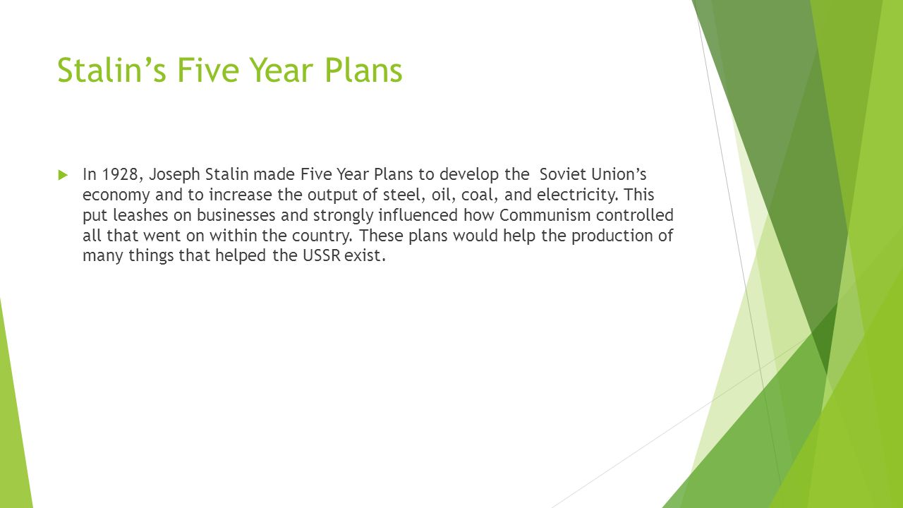 what impact did stalins first five year plan have on the economy and people of the soviet union essa what impact did stalins first five year plan have on the economy and people of the soviet union essa