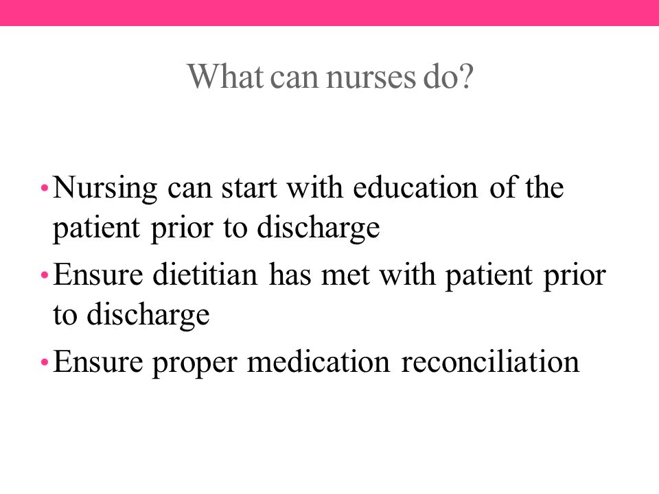 What can nurses do.