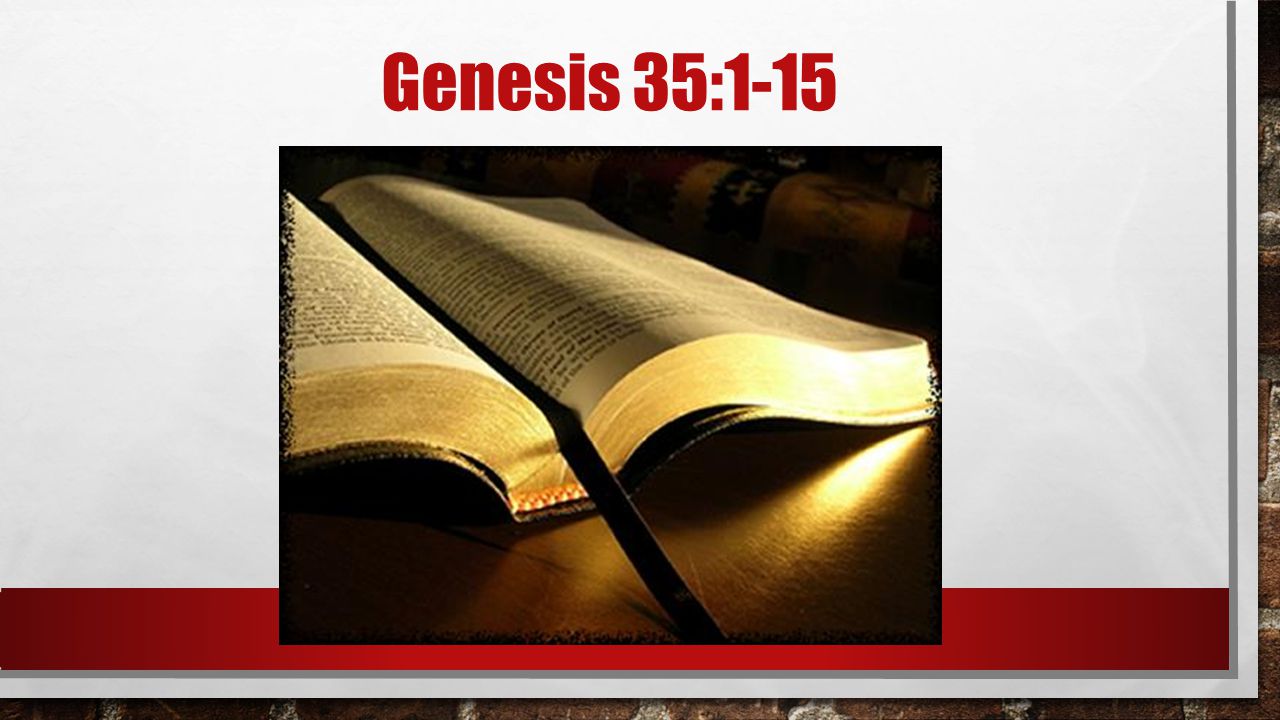 Genesis 35:1-15