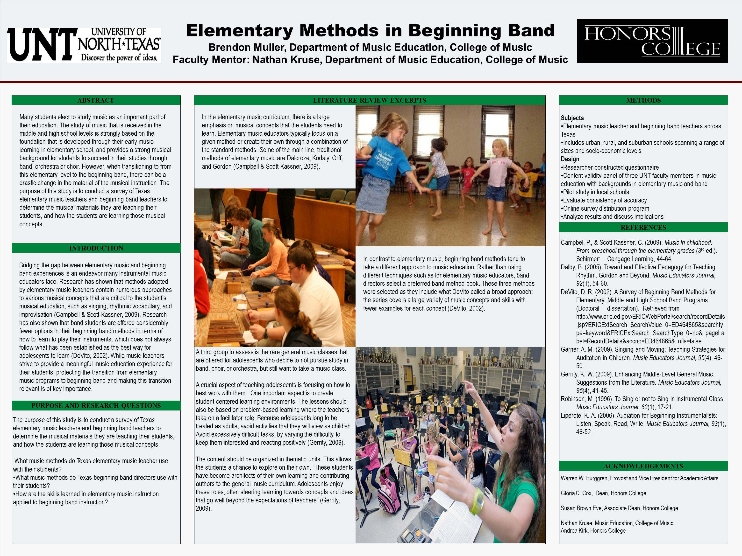 poster template by: elementary methods in beginning band brendon poster template by: elementary methods in beginning band brendon, Presentation templates