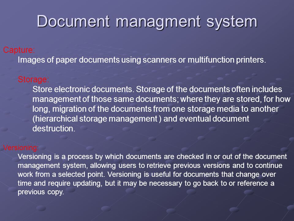 Capture: Images of paper documents using scanners or multifunction printers.