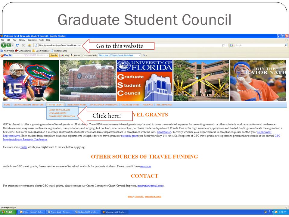 Graduate Student Council Go to this website Click here!