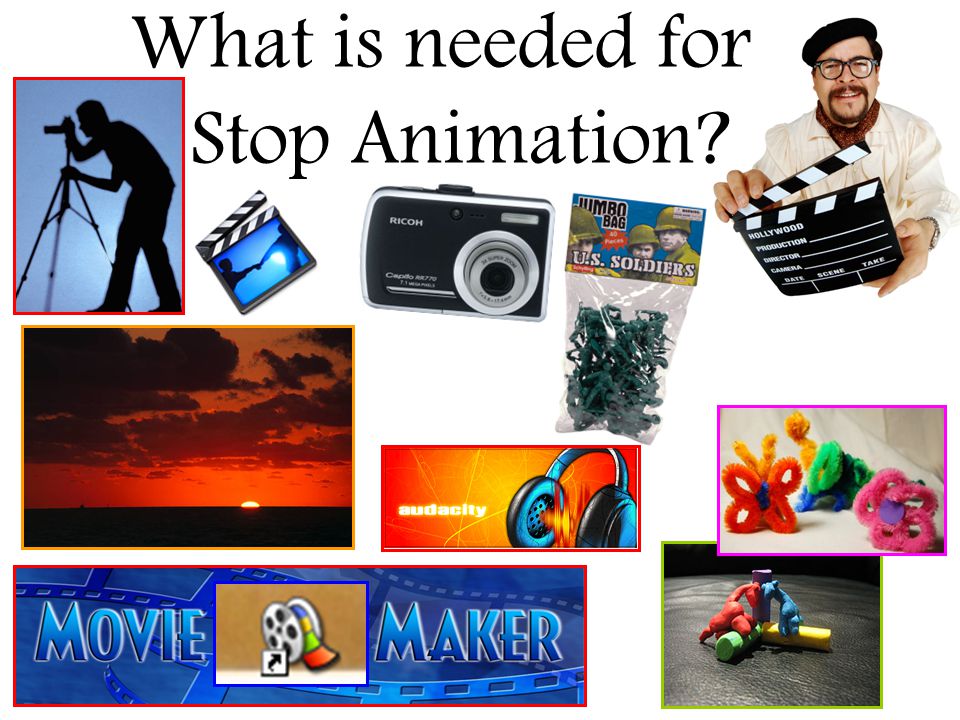 What is needed for Stop Animation