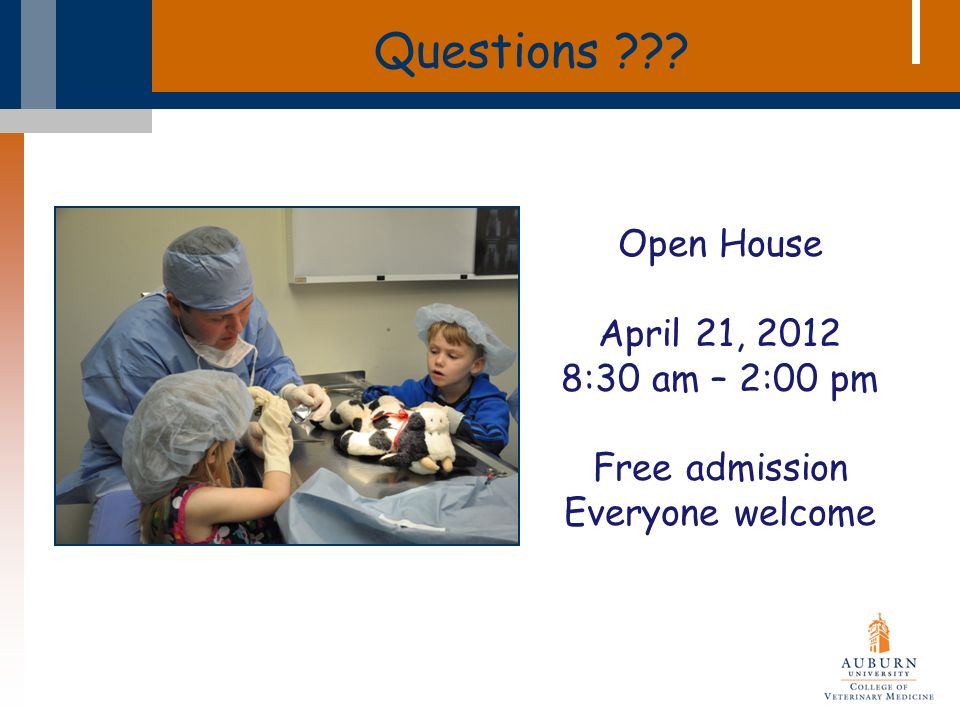 Questions Open House April 21, :30 am – 2:00 pm Free admission Everyone welcome