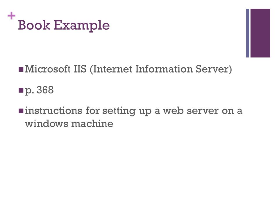 + Book Example Microsoft IIS (Internet Information Server) p.