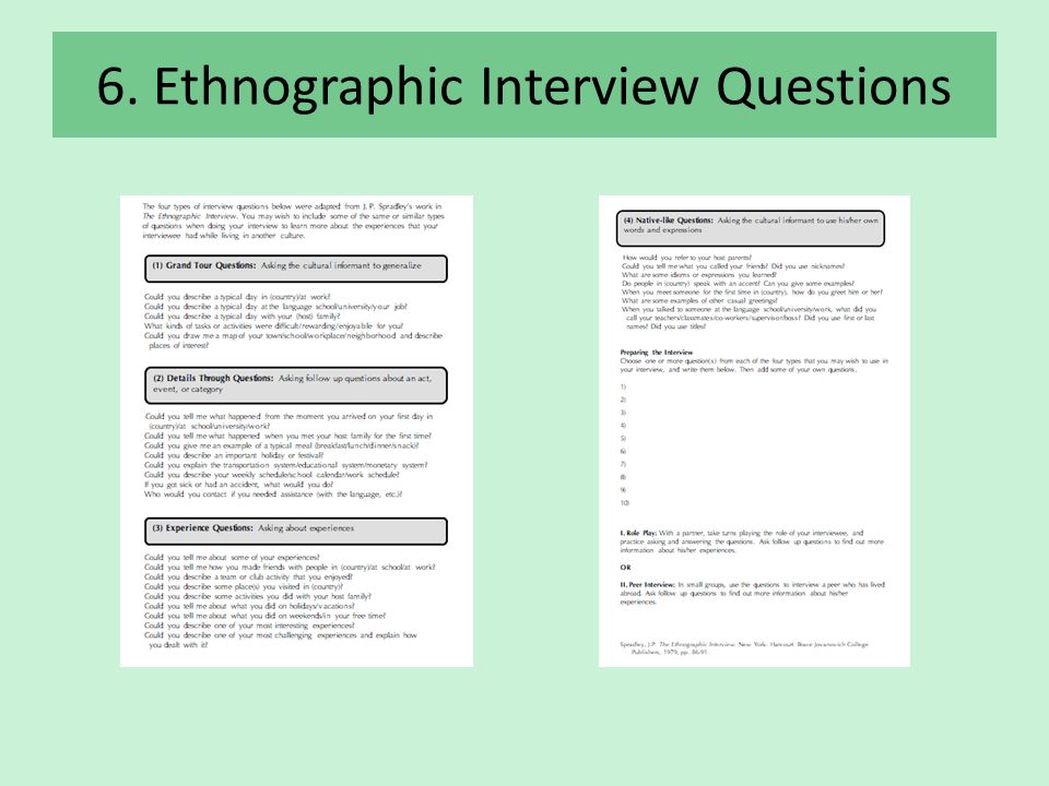 How To Write Interview Paper