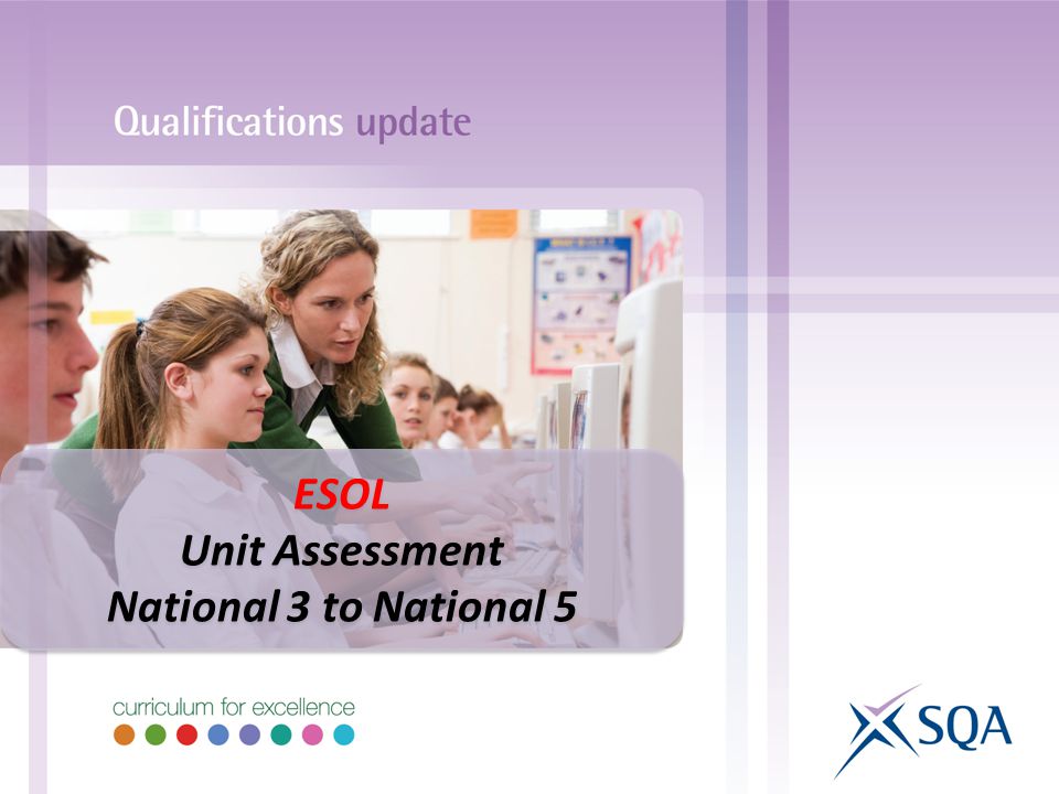 ESOL Unit Assessment National 3 to National 5