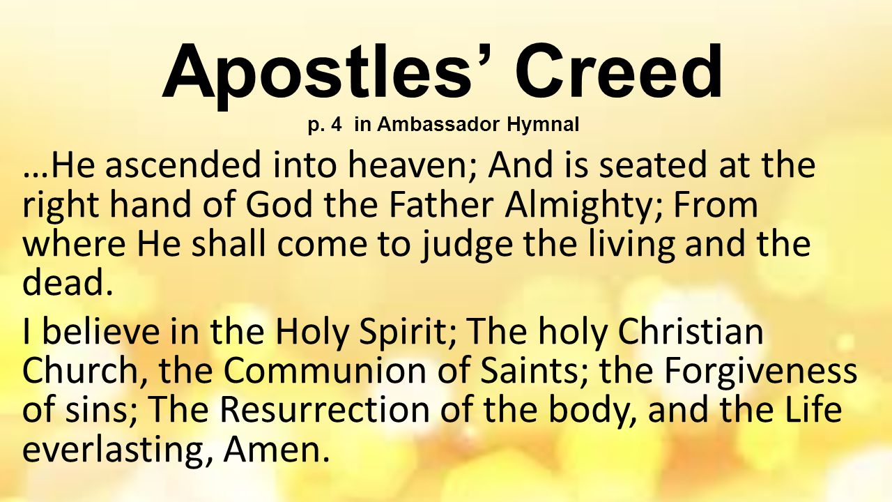 Apostles’ Creed p.