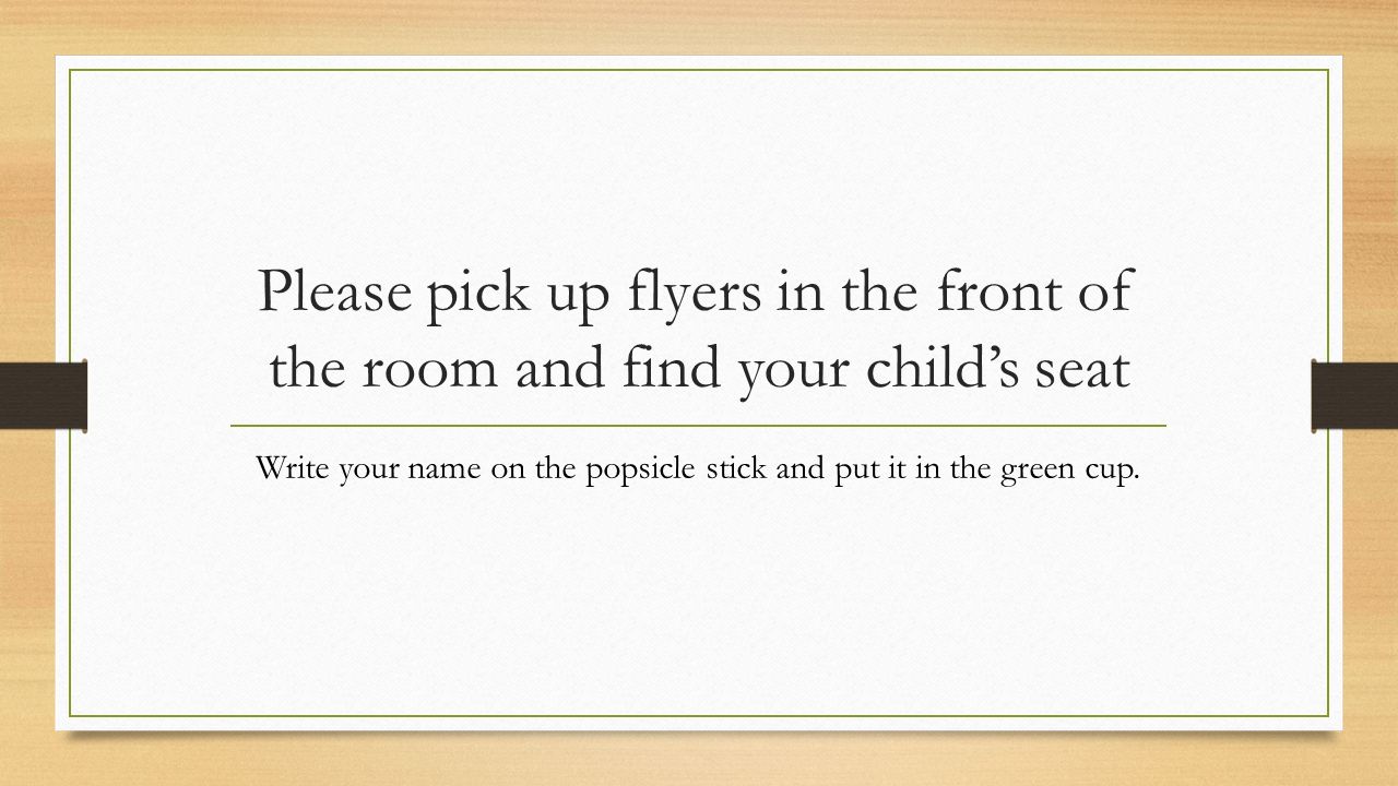 how to write flyers