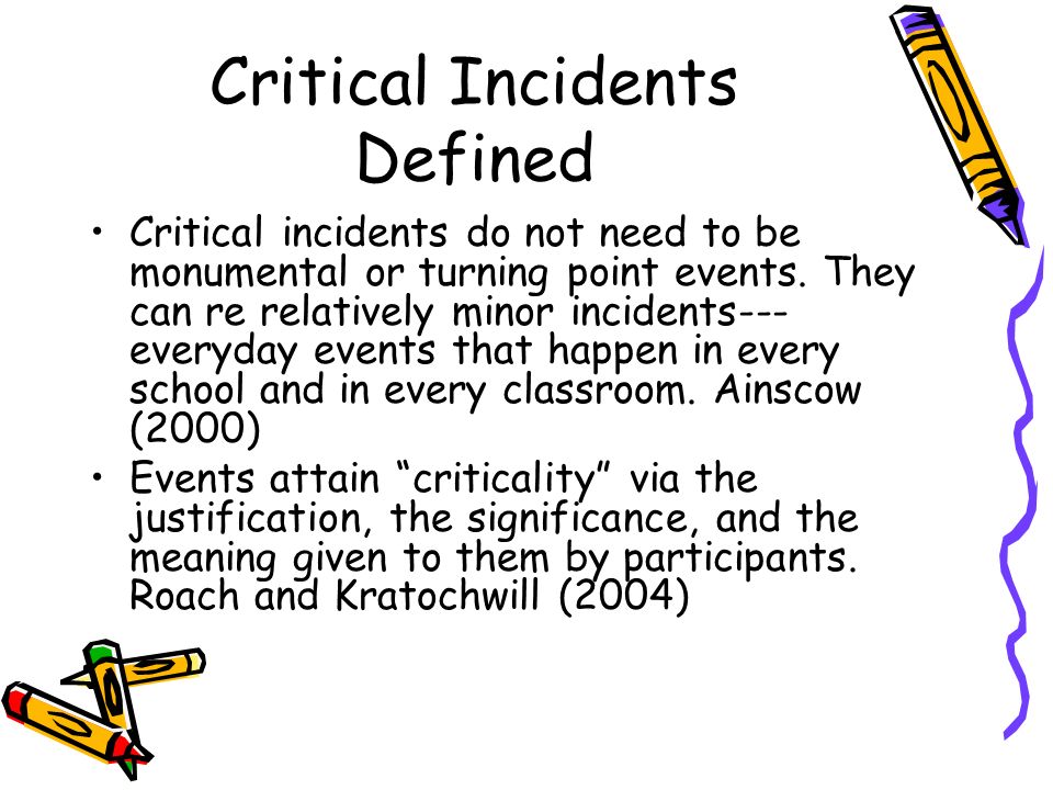 An Incident Essay
