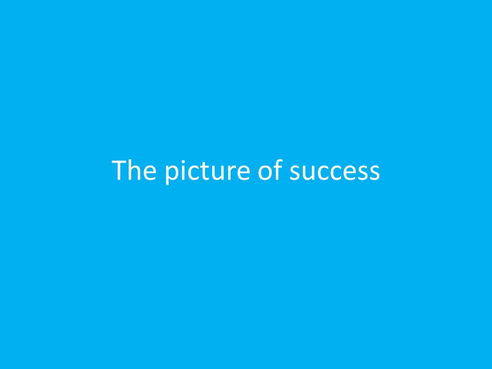 The picture of success