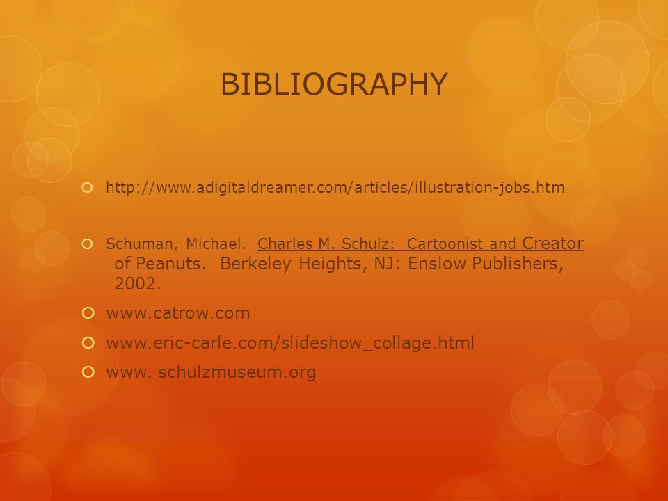 BIBLIOGRAPHY     Schuman, Michael.